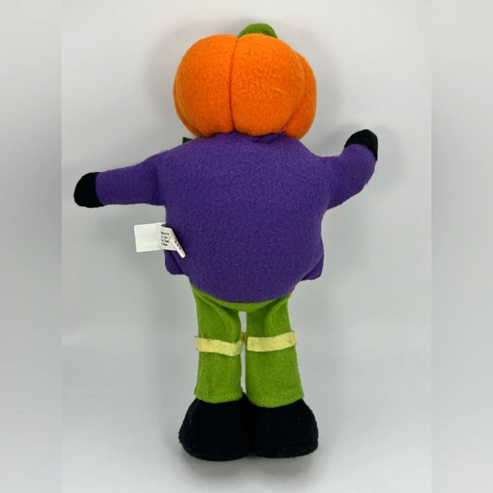 Target Halloween Standing Plush Figure JOL Pumpkin Man 2011 Retired Decor 12”
